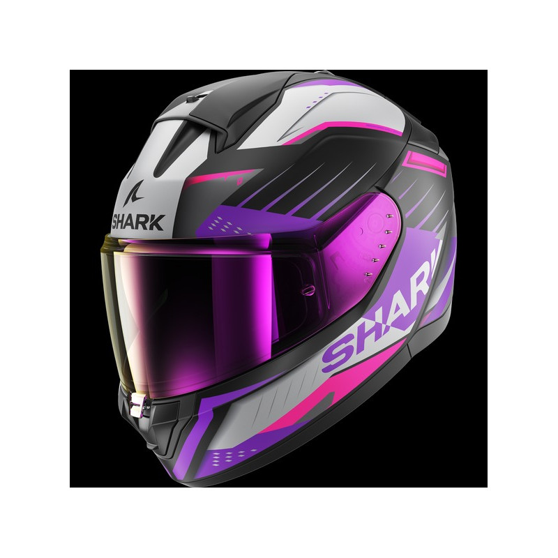 SHARK - CASCO MOTO INTEGRALE RIDILL 2 BERSEK - NERO/VIOLA