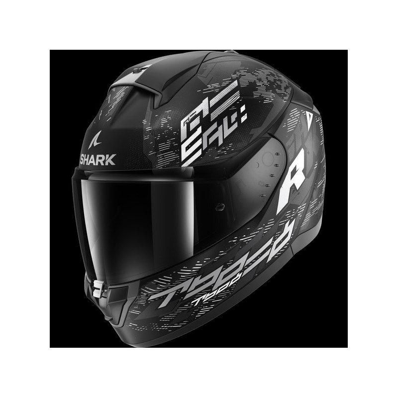 SHARK - CASCO MOTO INTEGRALE RIDILL 2 MOLOKAI NERO/BIANCO/GRIGIO