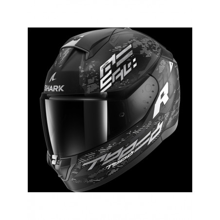 SHARK - CASCO MOTO INTEGRALE RIDILL 2 MOLOKAI NERO/BIANCO/GRIGIO