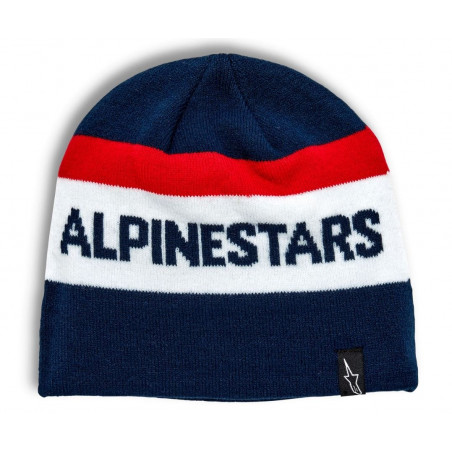 ALPINESTARS - BERRETTO INVERNALE STAKE BEANIE - BLU/BIANCO/ROSSO