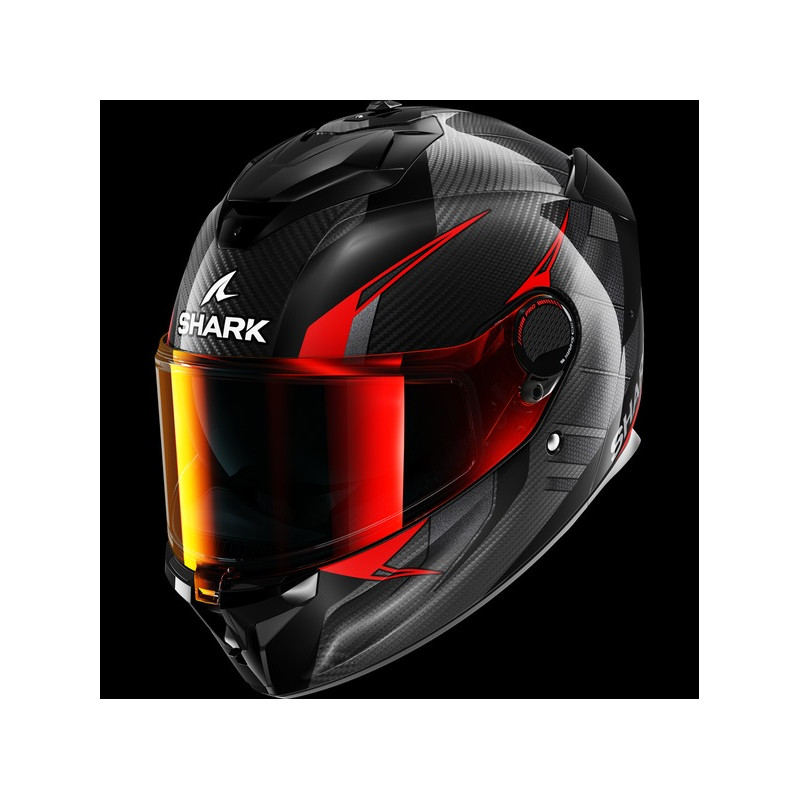 SHARK - CASCO MOTO INTEGRALE SPARTAN GT PRO KULTRAM CARBON - NERO/ROSSO SHARK - CASCO MOTO INTEGRALE SPARTAN GT PRO KULTRAM CARBON - NERO/ROSSO