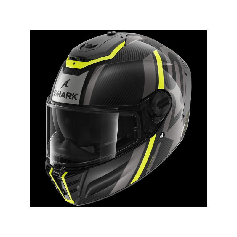 SHARK - CASCO MOTO INTEGRALE SPARTAN RS CARBON SHAWN - GRIGIO/GIALLO FLUO SHARK - CASCO MOTO INTEGRALE SPARTAN RS CARBON SHAWN - GRIGIO/GIALLO FLUO