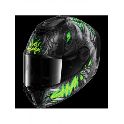 SHARK - CASCO MOTO INTEGRALE SPARTAN RS SHAYTAN NERO/VERDE/GRIGIO
