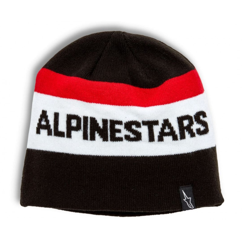 ALPINESTARS - BERRETTO INVERNALE STAKE BEANIE - NERO/BIANCO/ROSSO