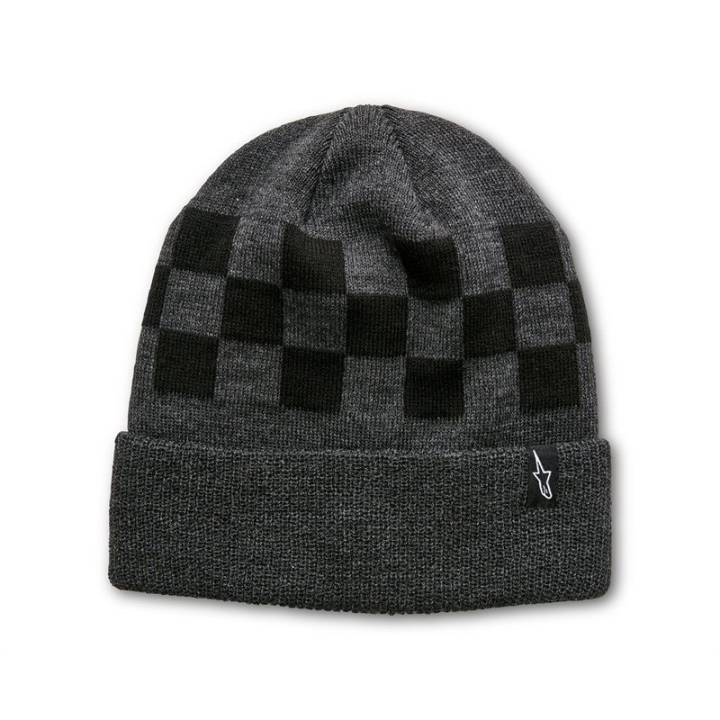 ALPINESTARS - BERRRETTO INVERNALE CHECKED BEANIE - GRIGIO/NERO
