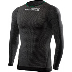 SIX2 - MAGLIA INTIMA 4 STAGIONI MANICHE LUNGHE TS2 MOTOBOX LIMITED - NERO