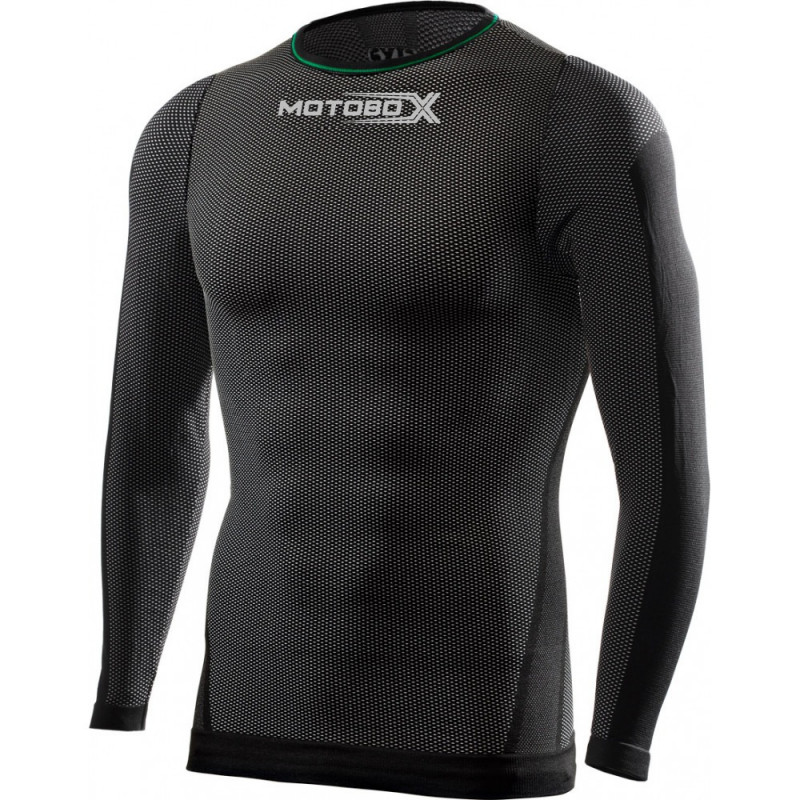 SIX2 - MAGLIA INTIMA 4 STAGIONI MANICHE LUNGHE TS2 MOTOBOX LIMITED - NERO SIX2 - MAGLIA INTIMA 4 STAGIONI MANICHE LUNGHE TS2 MOTOBOX LIMITED - NERO