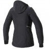 SPIDI - GIACCA MOTO DONNA URBAN HOODIE ARMOR LADY - NERO