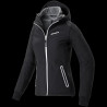 SPIDI - GIACCA MOTO DONNA URBAN HOODIE ARMOR LADY NERO/BIANCO