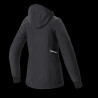 SPIDI - GIACCA MOTO DONNA URBAN HOODIE ARMOR LADY NERO/BIANCO
