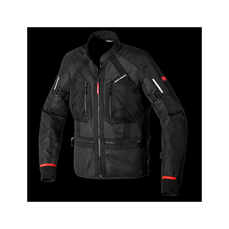 SPIDI - GIACCA MOTO ESTIVA TECH ARMOR NERO SPIDI - GIACCA MOTO ESTIVA TECH ARMOR NERO