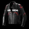 SPIDI - GIACCA MOTO IN PELLE EVORIDER 2 NERO/ROSSO