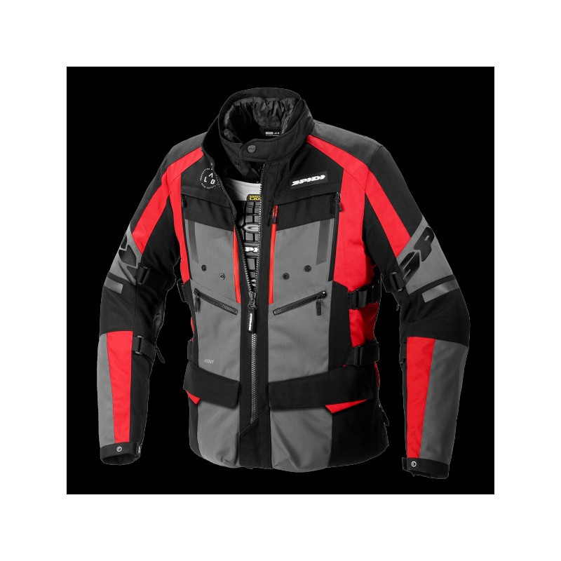 SPIDI - GIACCA MOTO TOURING 4 SEASON EVO ROSSO/GRIGIO/NERO SPIDI - GIACCA MOTO TOURING 4 SEASON EVO ROSSO/GRIGIO/NERO