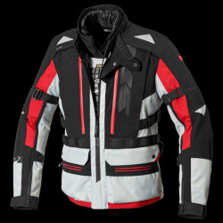 SPIDI - GIACCA MOTO TOURING ALLROAD GRIGIO/ROSSO