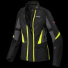 SPIDI - GIACCA MOTO TOURING DONNA TRAVELER 2 - NERO/GIALLO FLUO