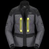 SPIDI - GIACCA MOTO TOURING DONNA TRAVELER 3 NERO/GRIGIO/GIALLO FLUO