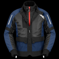 SPIDI - GIACCA MOTO TOURING ESTIVA NET H20 D300-022 NERO/BLU