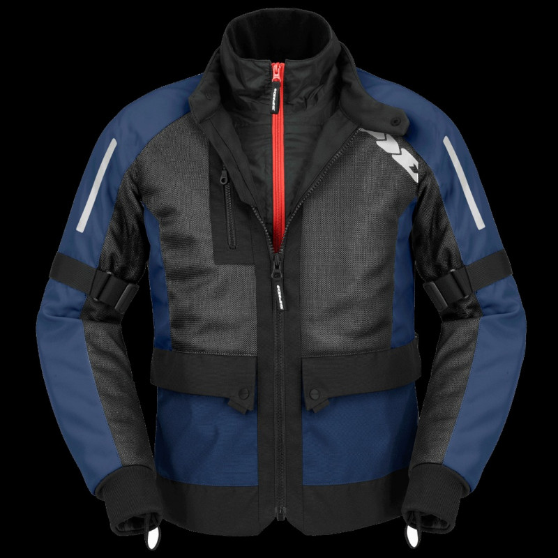 SPIDI - GIACCA MOTO TOURING ESTIVA NET H20 D300-022 NERO/BLU SPIDI - GIACCA MOTO TOURING ESTIVA NET H20 D300-022 NERO/BLU