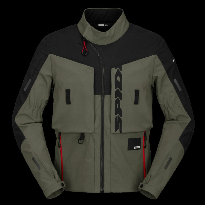 SPIDI - GIACCA MOTO TOURING FRONTIER T345-265 NERO/VERDE SPIDI - GIACCA MOTO TOURING FRONTIER T345-265 NERO/VERDE