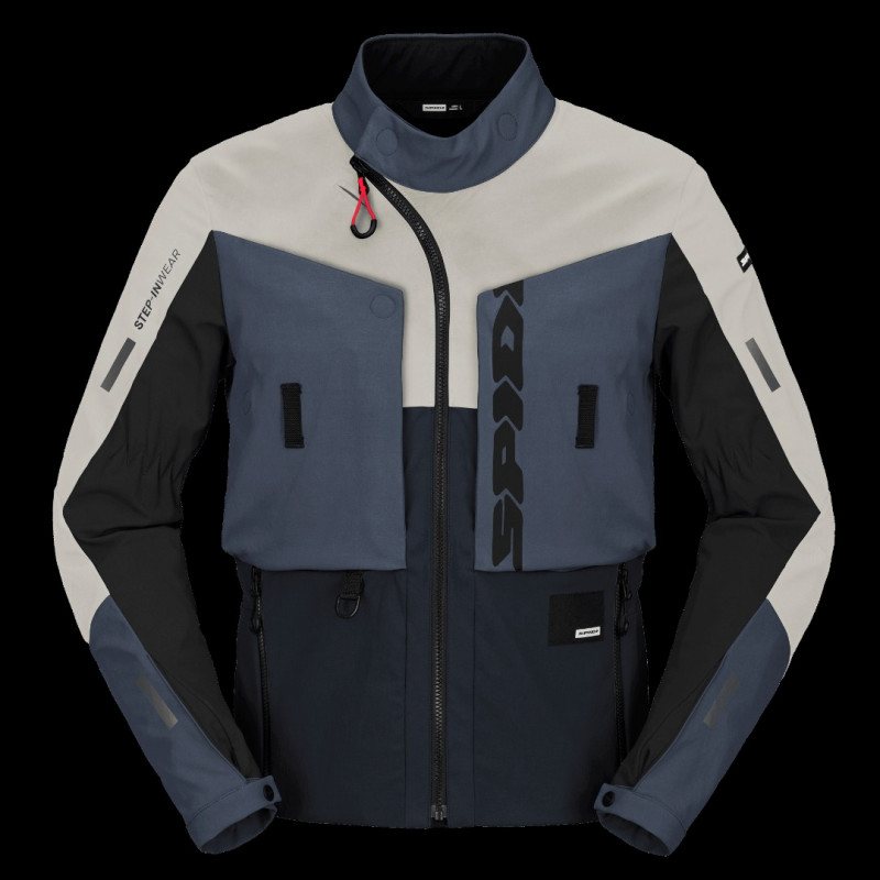 SPIDI - GIACCA MOTO TOURING FRONTIER T345-498 GRIGIO/BLU/AZZURRO SPIDI - GIACCA MOTO TOURING FRONTIER T345-498 GRIGIO/BLU/AZZURRO