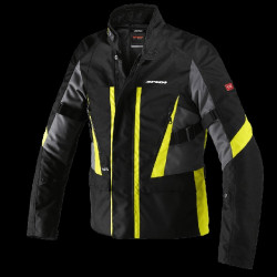SPIDI - GIACCA MOTO TOURING TRAVELER 2 NERO/GIALLO FLUO