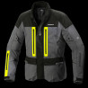 SPIDI - GIACCA MOTO TOURING TRAVELER 3 NERO/GRIGIO/GIALLO FLUO