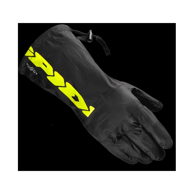 SPIDI - GUANTI ANTIPIOGGIA SOVRAGUANTI OVERGLOVES X71-486 - NERO/GIALLO FLUO