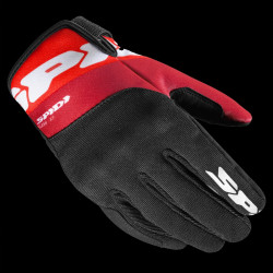 SPIDI - GUANTI MOTO ESTIVI FLASH-KP NERO/ROSSO