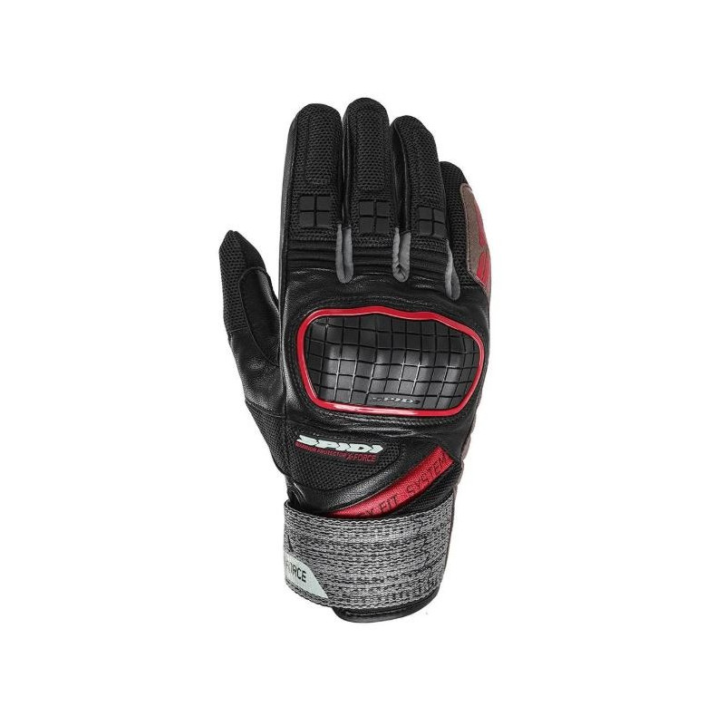 SPIDI - GUANTI MOTO ESTIVI X-FORCE NERO/ROSSO