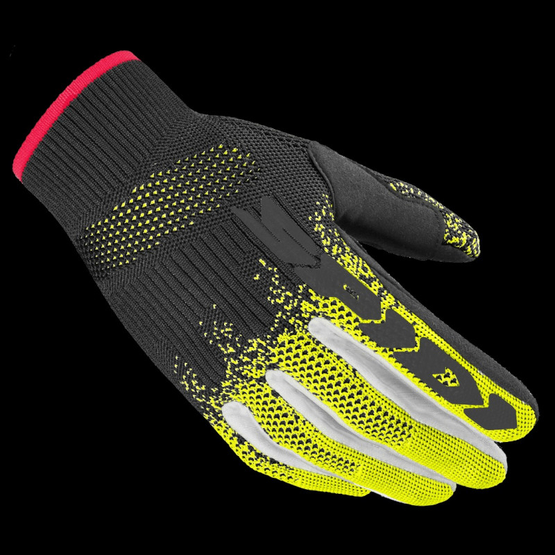 SPIDI - GUANTI MOTO ESTIVI X-KNIT - NERO/GIALLO FLUO