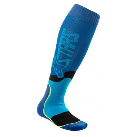 ALPINESTARS - CALZE TECNICHE MOTOCROSS MX PLUS-2 BLU/AZZURRO