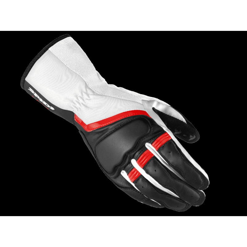 SPIDI - GUANTI MOTO IN PELLE DONNA GRIP 2 NERO/ROSSO/BIANCO