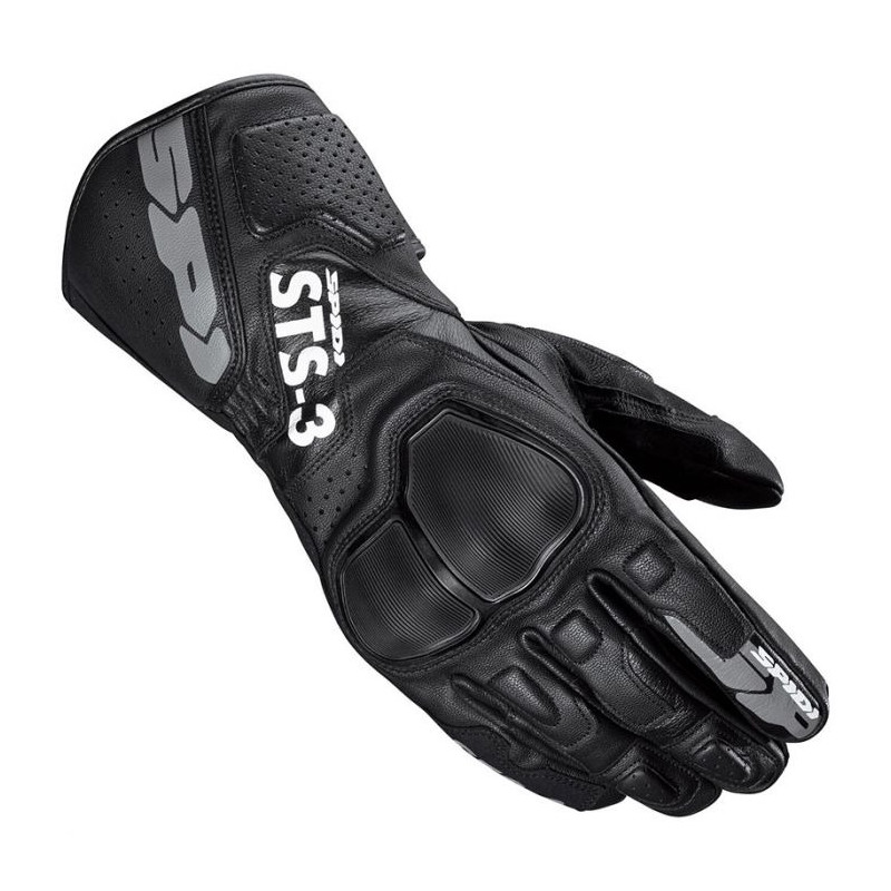SPIDI - GUANTI MOTO IN PELLE DONNA STS-3 NERO/BIANCO