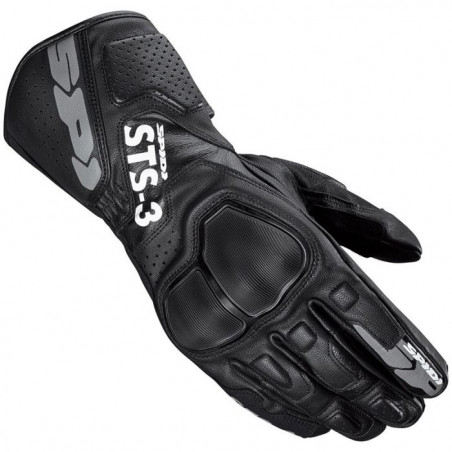 SPIDI - GUANTI MOTO IN PELLE DONNA STS-3 NERO/BIANCO