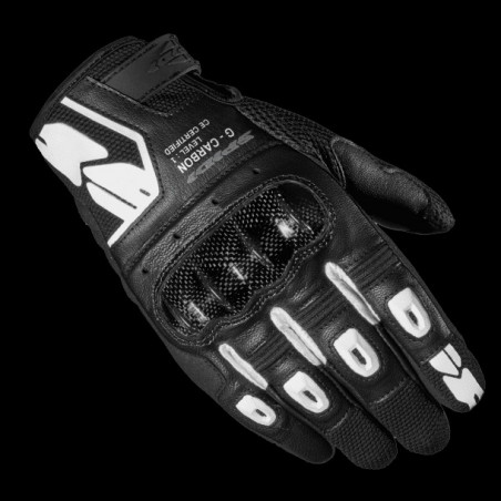 SPIDI - GUANTI MOTO IN PELLE G-CARBON NERO