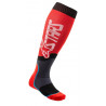 ALPINESTARS - CALZE TECNICHE MOTOCROSS MX PLUS-2 ROSSO/BIANCO
