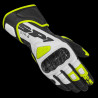 SPIDI - GUANTI MOTO IN PELLE STR-6 NERO/BIANCO/GIALLO FLUO