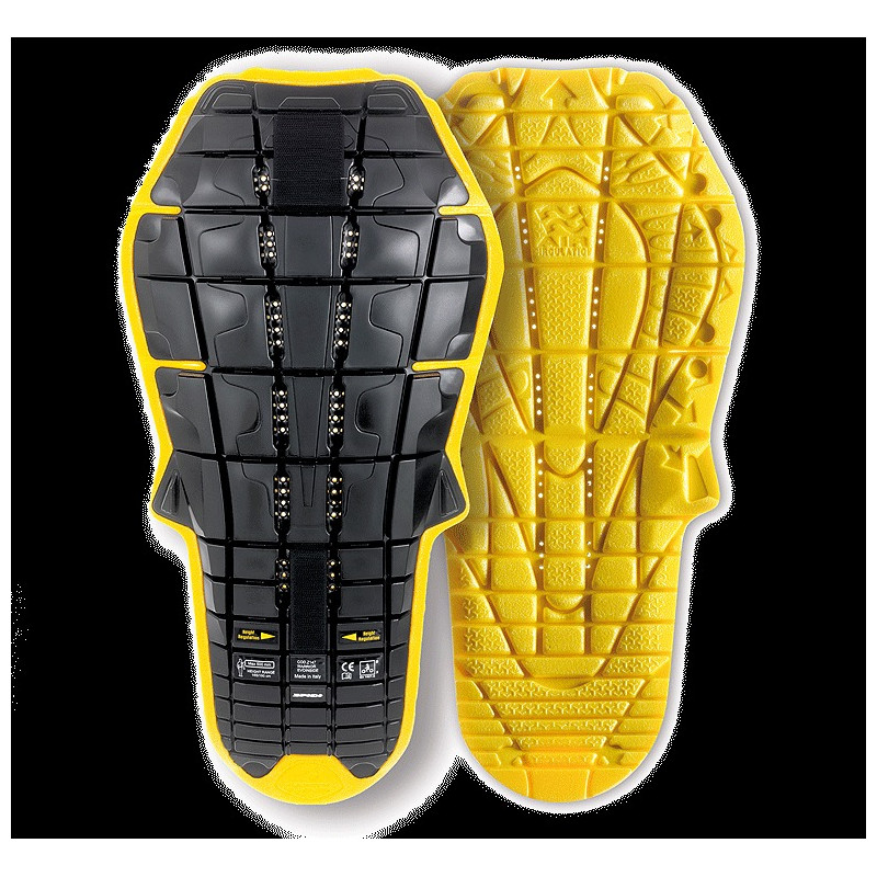 SPIDI - INSERTO PARASCHIENA LIV.2 BACK EVO INSIDE - NERO/GIALLO