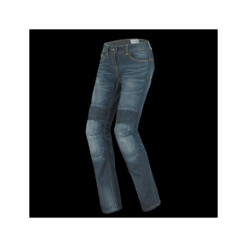 SPIDI - JEANS TECNICI MOTO DONNA J&RACING BLU