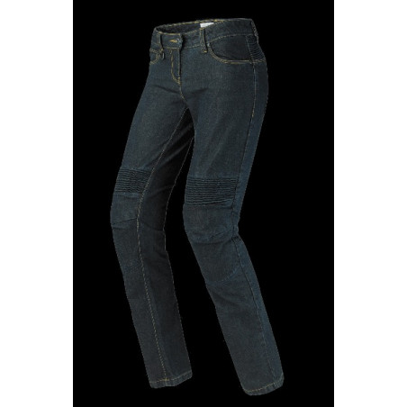 SPIDI - JEANS TECNICI MOTO DONNA J&RACING NERO/BLU