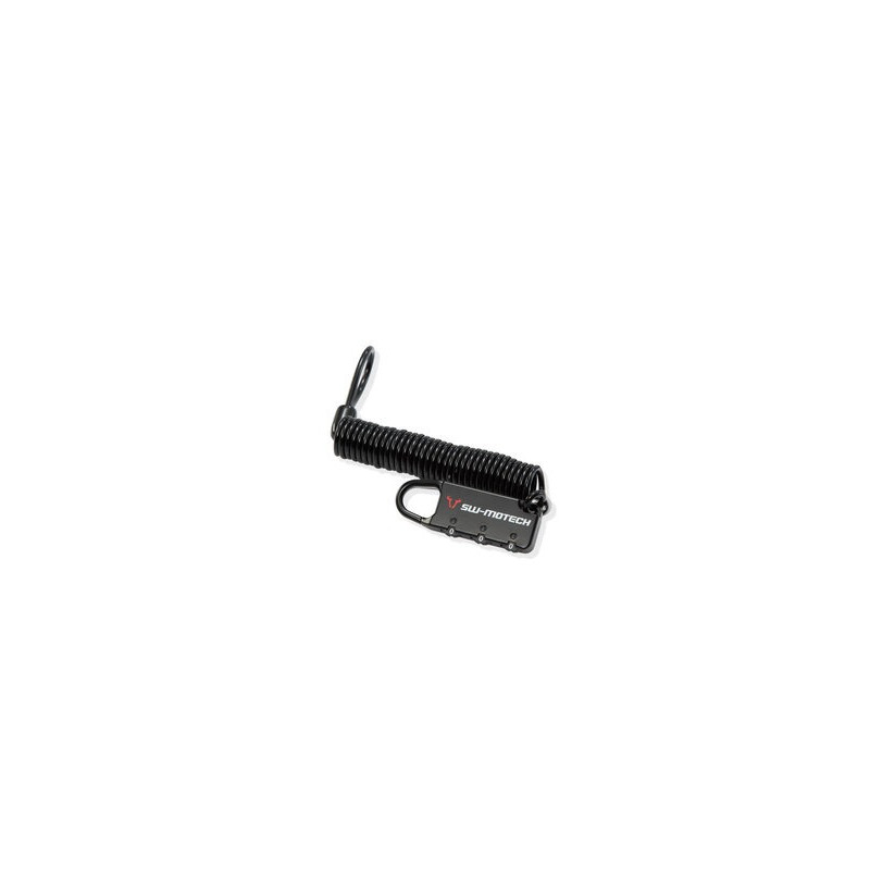 SW-MOTECH - LUCCHETTO CON CAVETTO IN ACCIAIO PER BORSE DA MOTO SW-MOTECH - LUCCHETTO CON CAVETTO IN ACCIAIO PER BORSE DA MOTO