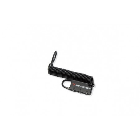 SW-MOTECH - LUCCHETTO CON CAVETTO IN ACCIAIO PER BORSE DA MOTO