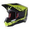 ALPINESTARS - CASCO MOTOCROSS S-M5 BEAM NERO/GRIGIO/GIALLO FLUO