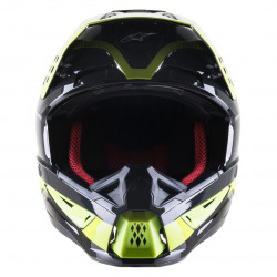 ALPINESTARS - CASCO MOTOCROSS S-M5 BEAM NERO/GRIGIO/GIALLO FLUO