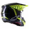 ALPINESTARS - CASCO MOTOCROSS S-M5 BEAM NERO/GRIGIO/GIALLO FLUO