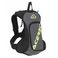 ACERBIS - ZAINO TECNICO MOTO ENDURO ACQUA LOGO 5L - NERO/GRIGIO/GIALLO