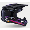 ALPINESTARS - CASCO MOTOCROSS SM3 FORCE - NERO/VIOLA/ROSA