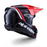 ALPINESTARS - CASCO MOTOCROSS SM3 RADIUM - NERO/ROSSO/BIANCO