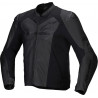 ALPINESTARS - GIACCA MOTO IN PELLE FASTER V3 - NERO