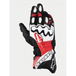 ALPINESTARS - GUANTI MOTO IN PELLE GP PLUS R V3 - NERO/ROSSO/BIANCO